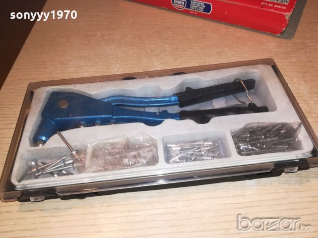 rodeo-комплект нитачка в куфар с нитове-внос германия, снимка 5 - Други инструменти - 20657953