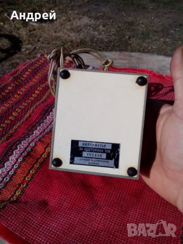 Стар Амперметър, снимка 6 - Антикварни и старинни предмети - 24618015