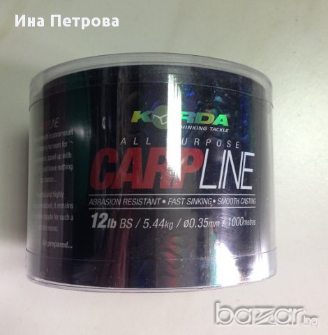 Влакно за риболов Korda Carp Line 1000м, снимка 4 - Такъми - 17975163