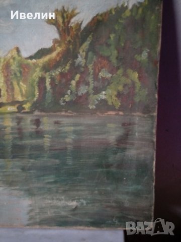 стара картина-пейзаж, снимка 2 - Картини - 23041321