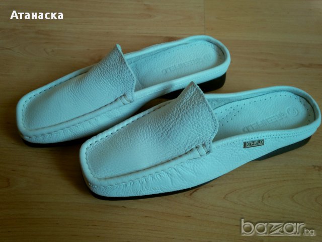 GREENFIELD - чисто нови затворени чехли от естествена кожа в Чехли в гр.  Пловдив - ID11556322 — Bazar.bg