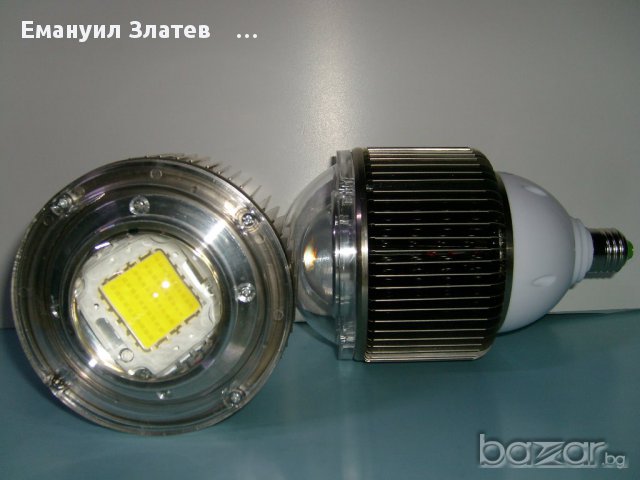 LED Крушка E27 Epistar 45mil 50W 100W 4500K Промишлено Осветление, снимка 3 - Крушки - 9068448