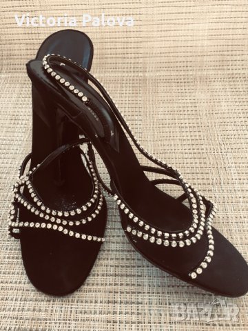 Луксозни сандали KAREN MILLEN , снимка 3 - Дамски обувки на ток - 24939380