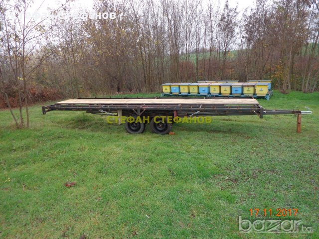 Пчеларска платформа с (ДВЕ ЛИЦА) +колесар за пчелни кошери