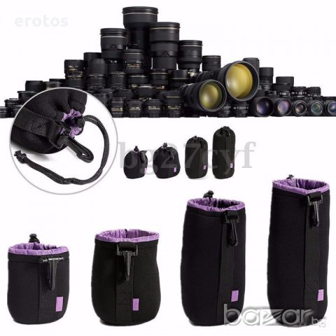 Калъфчета за обективи Canon - Nikon - Sony - Pentax - Olympus, снимка 1 - Обективи и филтри - 17036454