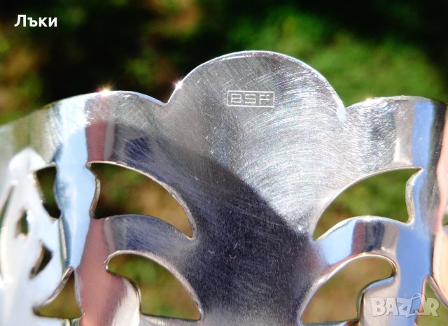 Посребрена бронзова фруктиера BSF. , снимка 2 - Антикварни и старинни предмети - 21785520