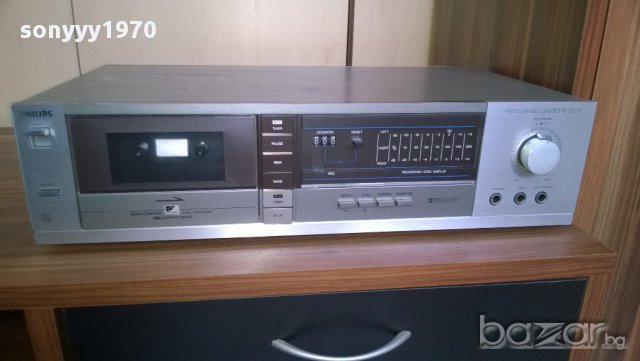 philips f6233/00 stereo cassette deck-made in belgium-внос швеицария, снимка 13 - Плейъри, домашно кино, прожектори - 9009264