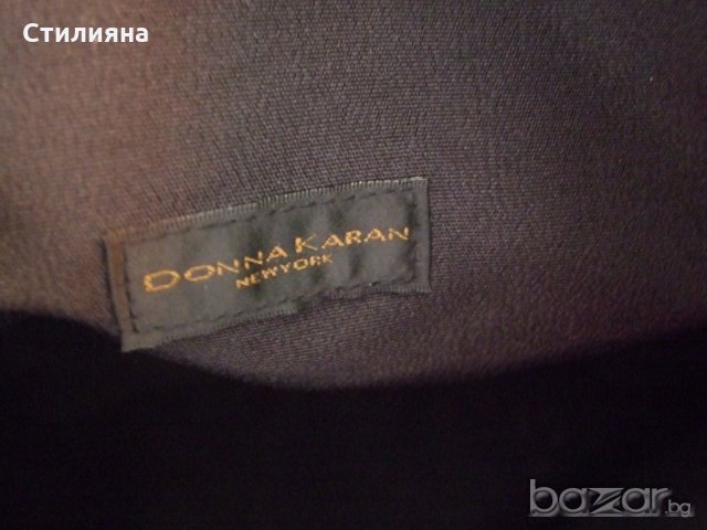 DKNY Donna Karan New York оригинална черна чанта от плат, снимка 16 - Чанти - 18393965