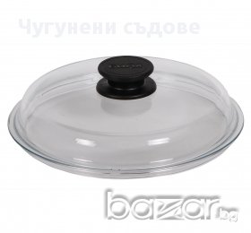 Капак стъклен термоустойчив кръгъл, нисък и висок, от 16 до 28 см, снимка 2 - Други - 11561934