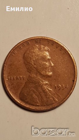 1 CENT 1934 LINCOLN WHEAT