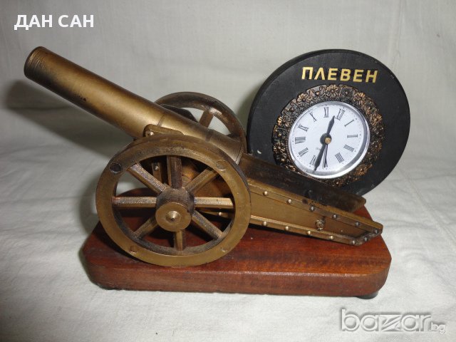сувенир оръдие часовник Плевен, снимка 1