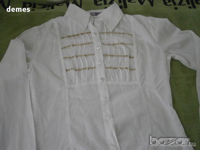 Дамска бяла блуза Modelisa размер M, снимка 10 - Блузи с дълъг ръкав и пуловери - 8879069
