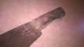 стар нож-антика-40х7см-метален с дървена дръжка, снимка 2