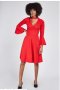червена нова рокля, снимка 1 - Рокли - 24068149