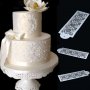 Дантела дамаска шаблон стенсил спрей за торта украса кекс декорация с пудра захар, снимка 1 - Други - 19018233