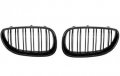 Двойни бъбреци за BMW E60 / Е61 (2005-2008) черни, снимка 1