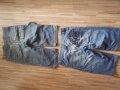Дънки 7/8 - 2 броя маркови,качествени и запазени, снимка 1 - Детски панталони и дънки - 14502158