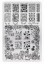 огромен Шаблон за щампа печати за нокти плочка HK-10 номер, снимка 1 - Продукти за маникюр - 18838518