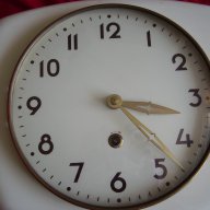 Стар стенен механичен часовник- порцеланов циферблат и корпус., снимка 3 - Антикварни и старинни предмети - 15320834