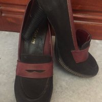 Дамски обувки, снимка 1 - Дамски обувки на ток - 24435856