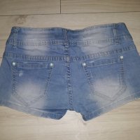 Сини къси дънкови панталонки марка Cudi Style , снимка 1 - Къси панталони и бермуди - 23841875