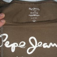 Блузка на Pepe Jeans с голямо деколте, снимка 1 - Блузи с дълъг ръкав и пуловери - 18932324