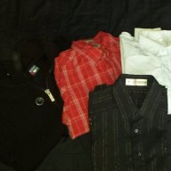 3 ризи и жилетка за момче, ръст 152, снимка 1 - Детски пуловери и жилетки - 18370986
