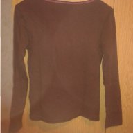 Кафява блуза, снимка 2 - Блузи с дълъг ръкав и пуловери - 16780569