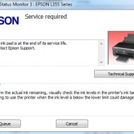 Сервизен диск за принтер EPSON SX235W , снимка 3 - Принтери, копири, скенери - 14021207