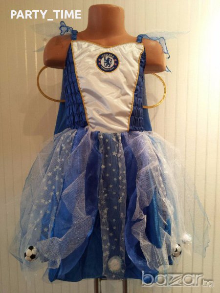 Страхотен карнавален костюм на футболният отбор Челси , снимка 1