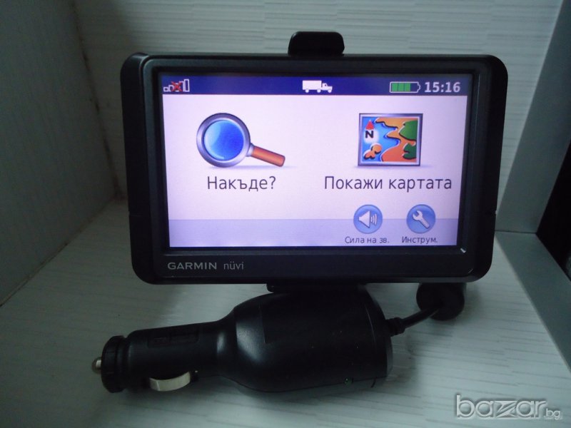 Gps Garmin 465 за TIR - КАМИОН - КЕМПЕР - ЛЕКА КОЛА с ФРОТКОМ с НАЙ НОВИТЕ карти 2025, снимка 1