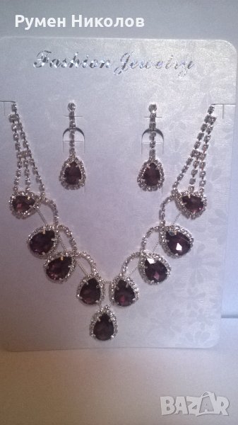 комплект колие_ обеци, снимка 1