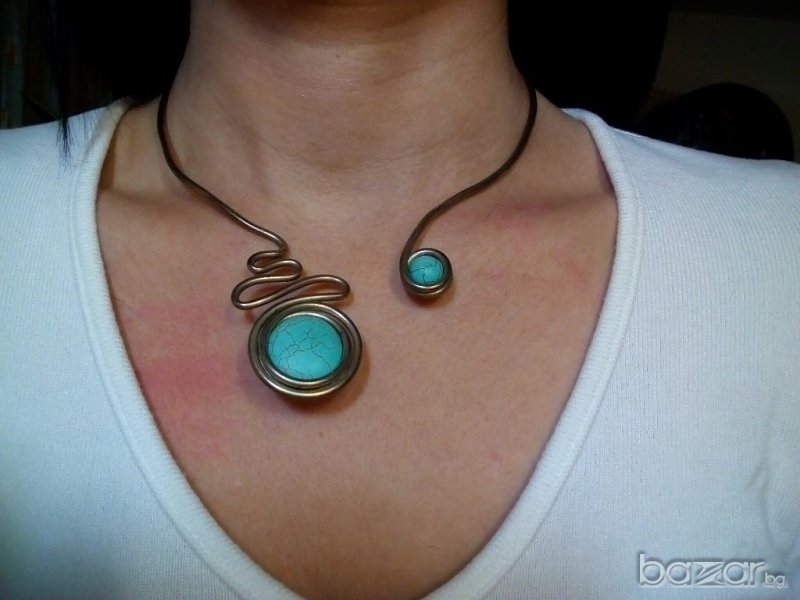 Уникално твърдо колие,ръчна изработка, снимка 1