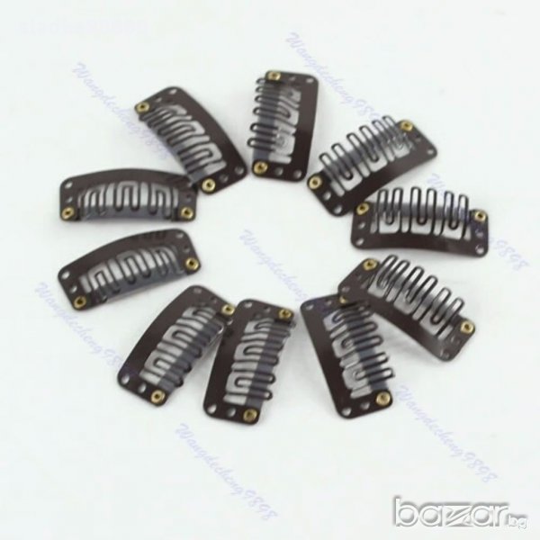 Щипки за треса 10бр., снимка 1