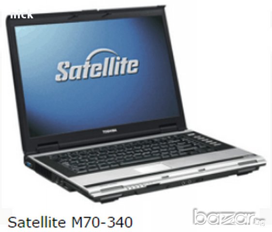 Лаптоп Toshiba SATELLITE M70-340