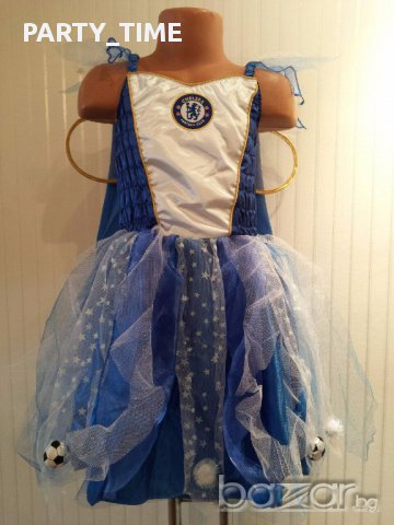 Страхотен карнавален костюм на футболният отбор Челси , снимка 1