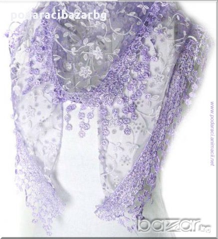 ШАЛ – ДАНТЕЛА И ЦВЕТЯ