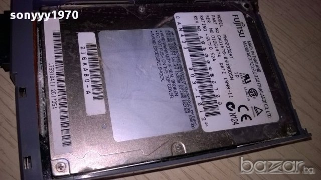 Fujitsu hard drive-за лаптоп-внос швеицария, снимка 2 - Ресийвъри, усилватели, смесителни пултове - 14708028