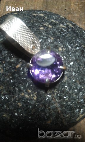 Висулка от натурален аметист 3,9кт