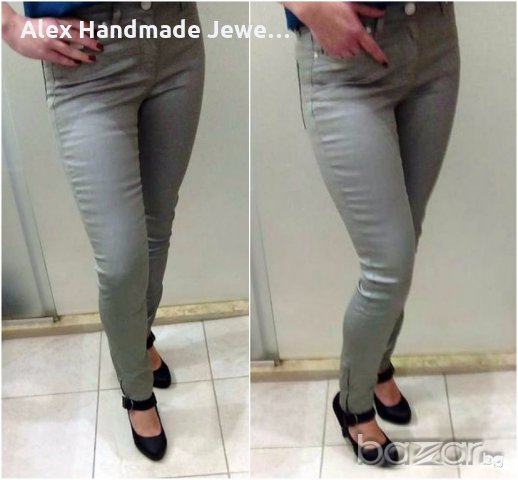 Нови /с етикет/ сребристи скини дънки Lindex