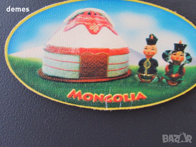 Автентичен кожен магнит от Монголия-серия, снимка 5 - Други ценни предмети - 25912996