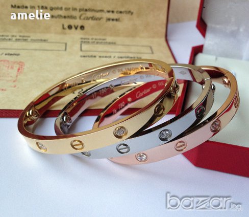 Дамски пръстен Cartier LOVE реплика, снимка 3 - Пръстени - 14981120