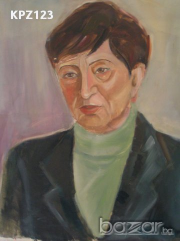 Портрет на жена, (масленни бои, картон) 