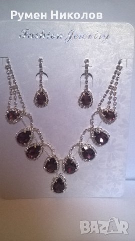 комплект колие_ обеци, снимка 1