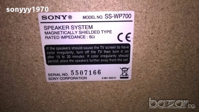 Sony ss-wp700 sony corp/6ohm-33/30/27см-внос швеицария, снимка 10 - Тонколони - 14879448