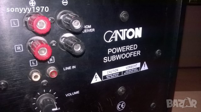 canton as-10 powered subwoofer 43х38х24см-внос швеицария, снимка 8 - Тонколони - 25467792