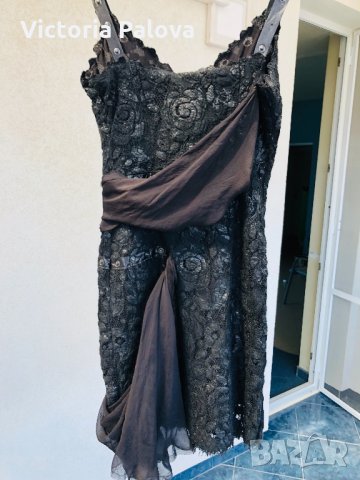 Дизайнерска рокля KATHY HEYNDELS, снимка 6 - Рокли - 25994272