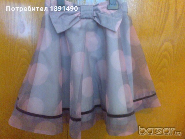 Прекрасна пола "Pampkin Patch" с хастар и възможност за корекция в кръста, снимка 1 - Детски рокли и поли - 20965932