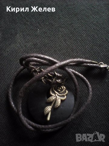 Старо герданче бронзова роза 5038 , снимка 2 - Антикварни и старинни предмети - 24151898