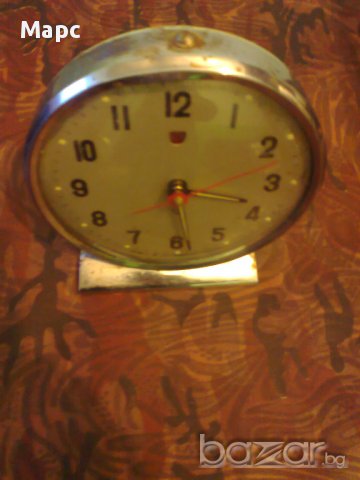часовник будилник, снимка 3 - Антикварни и старинни предмети - 9982813